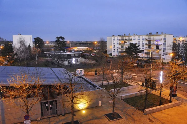 Centro Ciudad Saint Cyr Ciudad Francesa Región París Departamento Yvelines — Foto de Stock