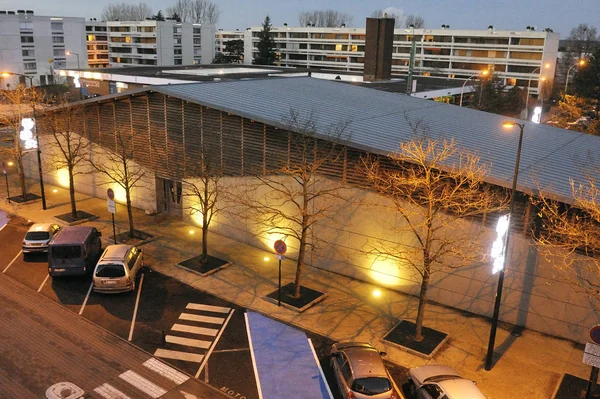 Centrum Města Saint Cyr Francouzské Město Pařížském Kraji Departementu Yvelines — Stock fotografie