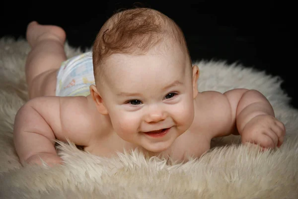 Vista Panoramica Del Bambino Bambino Carino — Foto Stock