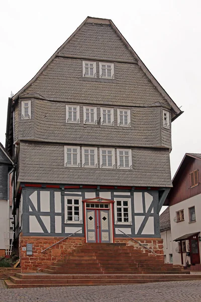 Historisches Rathaus Und Stadtmuseum Battenberg Der Eder — Stockfoto