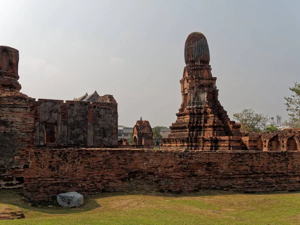 Ερείπια Ενός Ναού Τύπου Χμερ Στο Lop Buri Ταϊλάνδη — Φωτογραφία Αρχείου