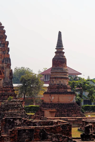 Руины Храма Стиле Кхмеров Лоп Бури Таиланд — стоковое фото