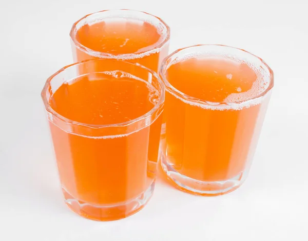 Apelsinjuice Kontinentalt Frukostbord — Stockfoto
