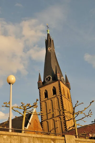 Lambertus Templom Düsseldorf — Stock Fotó