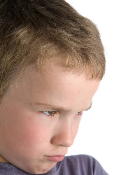 Boy Very Angry — Stock Photo, Image