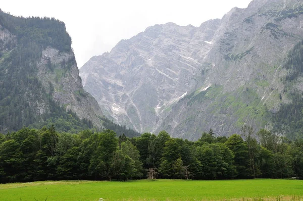 Aan Beroemde Koenigssee Bij Berchtesgaden — Stockfoto