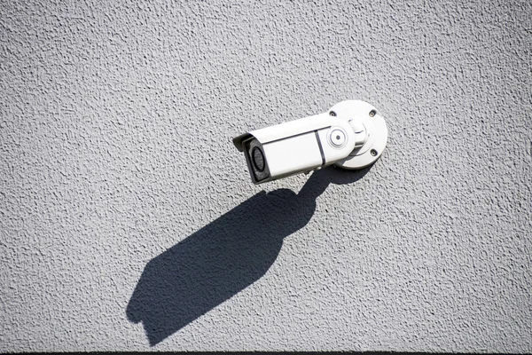 Câmera Vigilância Edifício — Fotografia de Stock
