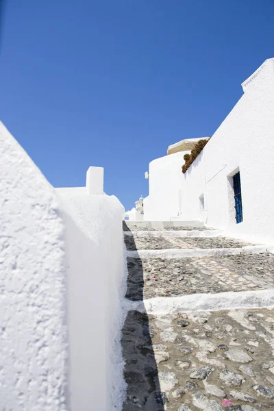 Santorini Eiland Vulkaan Schip Cruise Reis Cruiseschip Griekenland — Stockfoto