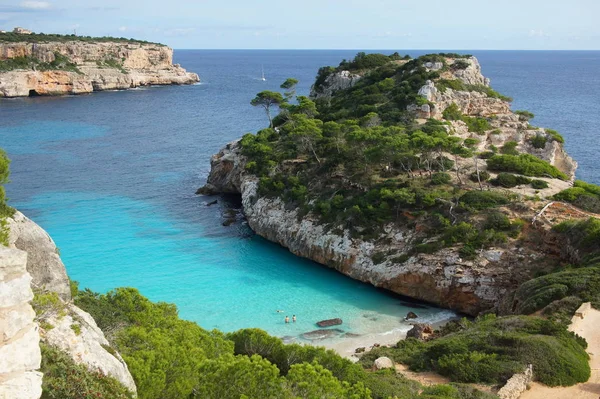 Egyik Legszebb Öböl Mallorca Ban — Stock Fotó