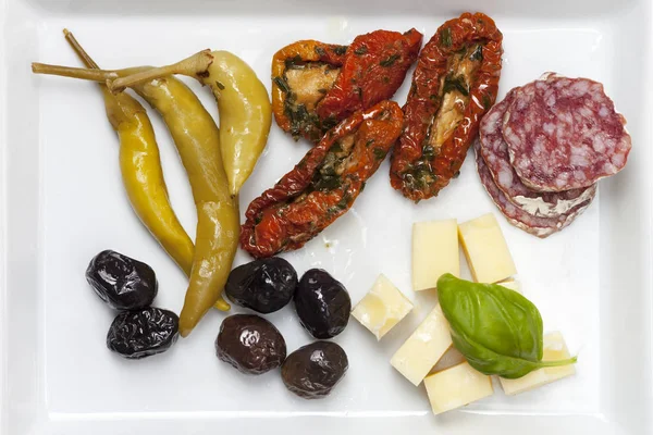 Closeup Italian Antipasti Stock Picture