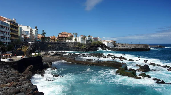 Brende Der Bucht Vor Puerto Cruz Tenneriffa — Stockfoto