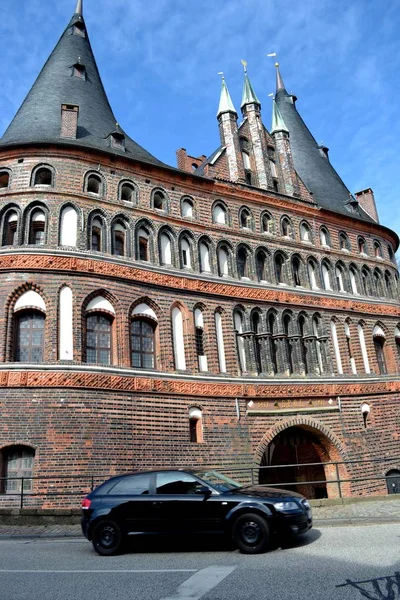 Lbeck Northern German City Distinguished Brick Gothic Architecture — Stock Photo, Image