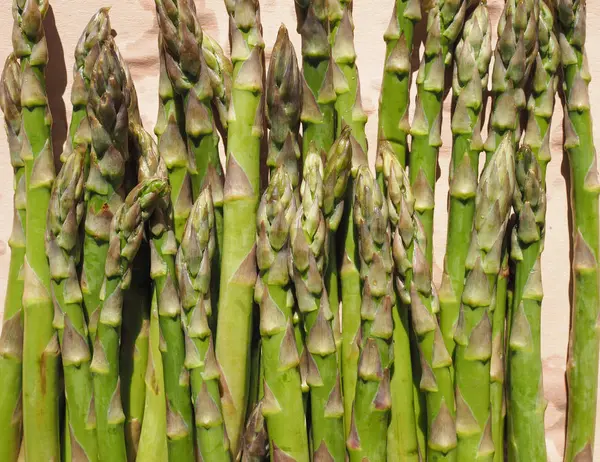 Groene Asperge Asparagus Officinalis Groenten Vegetarisch Voedsel — Stockfoto