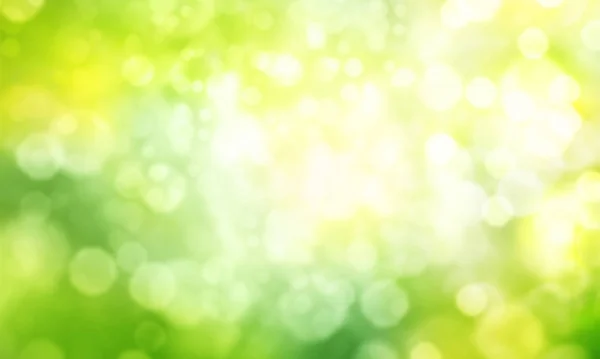 Green Blurred Bokeh Background Illustration — Stock Photo, Image