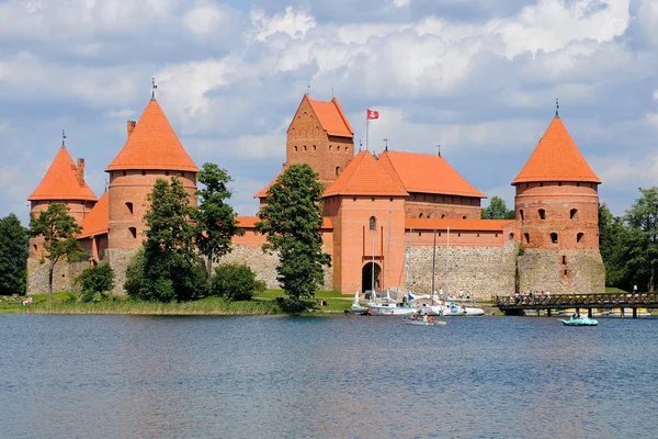 Castelo Trakai Lithuania — Fotografia de Stock
