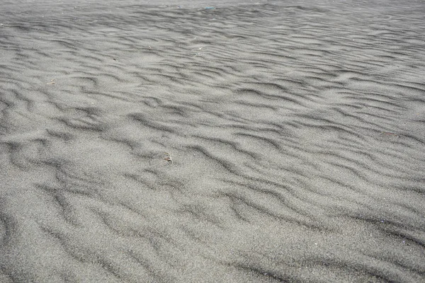 Сірий Пісок Хвильовою Структурою — стокове фото