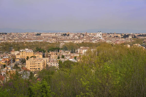 Vedere Panoramică Romei Jos — Fotografie, imagine de stoc