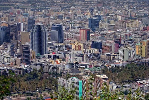 Widok Santiago Chile — Zdjęcie stockowe