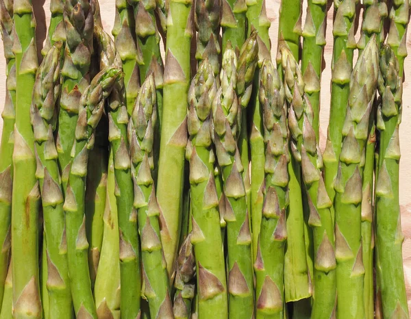 Groene Asperge Asparagus Officinalis Groenten Vegetarisch Voedsel — Stockfoto