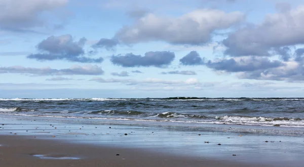 Północne Morze Spiekeroog Naturalne Tło Niemieckie Podróże — Zdjęcie stockowe