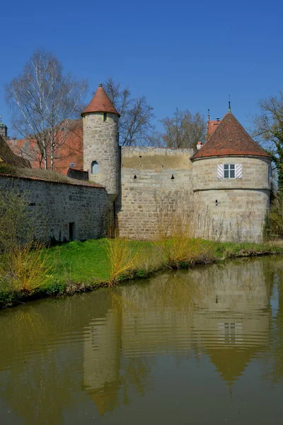Живописный Вид Средневековую Архитектуру — стоковое фото
