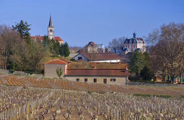 Der Ort Rully Burgund France Dorf Rully Burgund France — Stockfoto