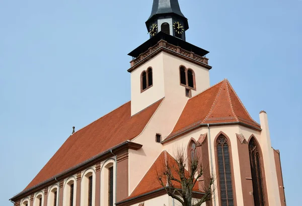 Dreifaltigkeitskirche Lauterburg Elsass — Stockfoto