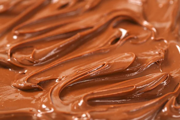 Λεπτομέρειες Για Την Εξάπλωση Φουντουκιού Σοκολάτας — Φωτογραφία Αρχείου