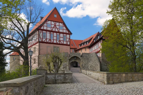 Vista Panorâmica Majestosa Arquitetura Medieval Castelo — Fotografia de Stock