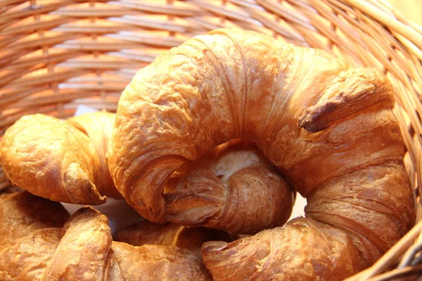 Los Cruasanes Están Listos Para Desayuno — Foto de Stock