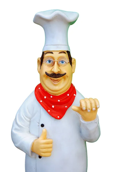 Engraçado Cartoon Chef Com Sorriso — Fotografia de Stock