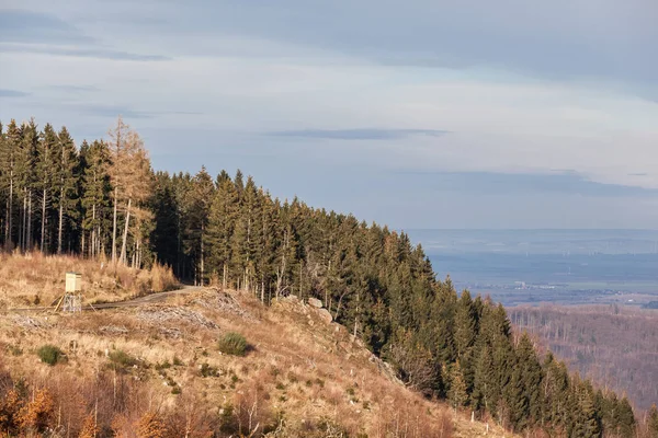 Harz Wanderweg Zum Ottofelsen — стокове фото