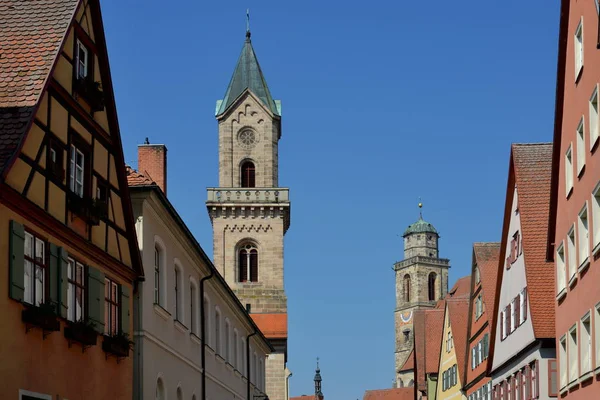 Festői Kilátás Gyönyörű Középkori Építészet — Stock Fotó