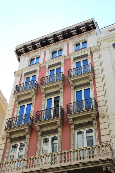 Façades Des Maisons Valencia Espagne — Photo