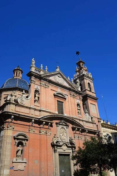 Gevels Van Huizen Valencia Spanje — Stockfoto