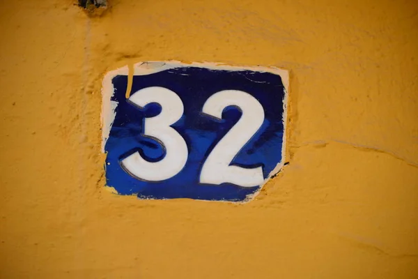 Spanje Valencia Huisnummer — Stockfoto