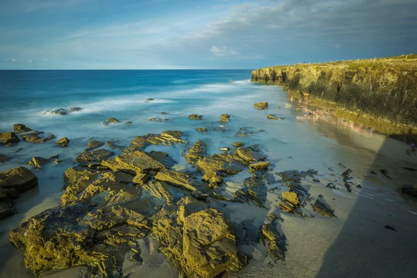 Playa Las Catedrales Belle Plage Dans Nord Espagne — Photo