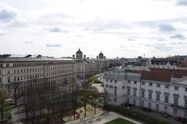 Viena Palais Palais Trautson Trautson Weghuberplatz Centro Ciudad Casco Antiguo —  Fotos de Stock