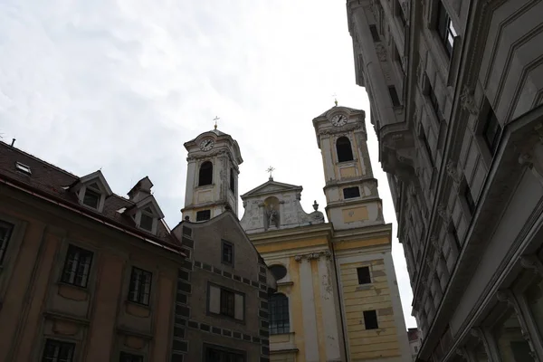 Ulrico Chiesa Ulrichskirche Vienna Sankt Ulrichs Platz — Foto Stock