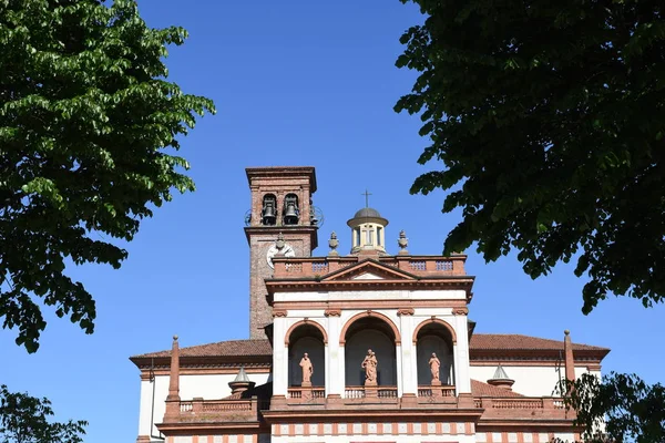 Madonna Della Bozzola Świątynia Kościół Włochy Bozzola Garlasco Pavia Lombardy — Zdjęcie stockowe