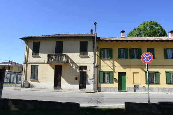 Madonna Della Bozzola Italien Bozzola Dorf Stadt Gasse Haus Quelle — Stockfoto