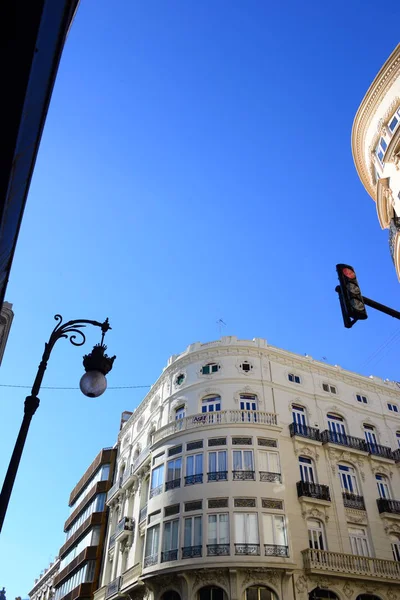 Façades Des Maisons Valencia Espagne — Photo