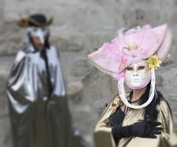 Venetianska Masker För Karnevalsfest — Stockfoto