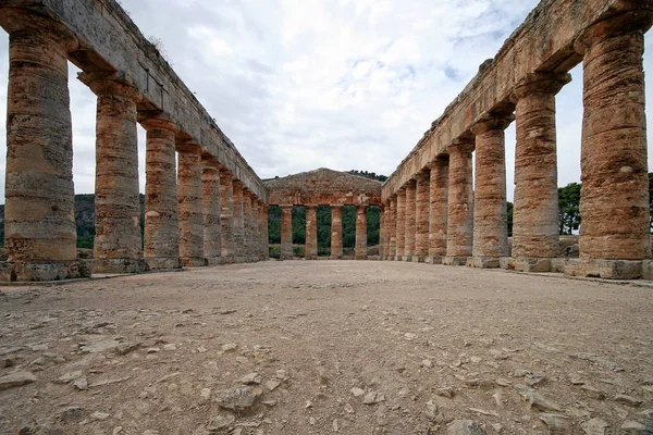 Świątynia Segesta Sycylia — Zdjęcie stockowe