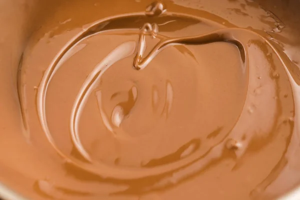 Fundo Chocolate Leite Derretido — Fotografia de Stock