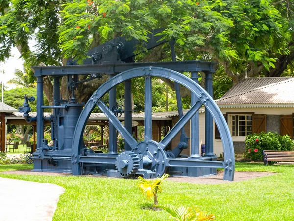 Antiquated Steam Engine Formerly Used Sugar Refinery Mauritius — Stock Photo, Image
