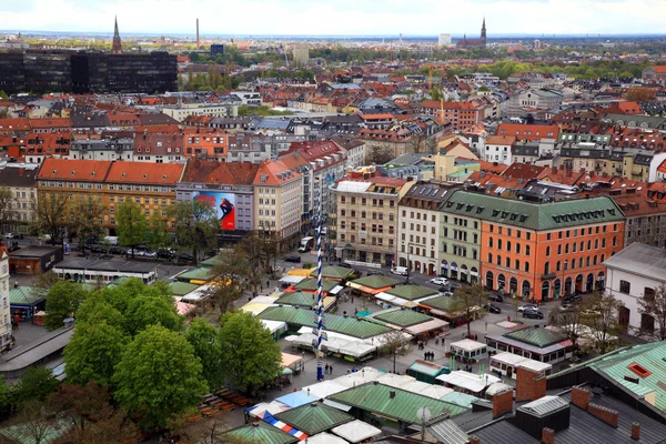 Jihovýchod Viktualienmarkt — Stock fotografie