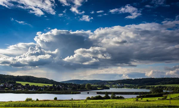 Lac Aartal Hohenahr Lahn Dill Kreis Hesse Allemagne — Photo