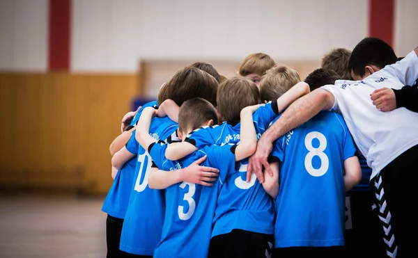 Pallamano Squadra Spirito Simbolo Prima Gioco Inizia — Foto Stock