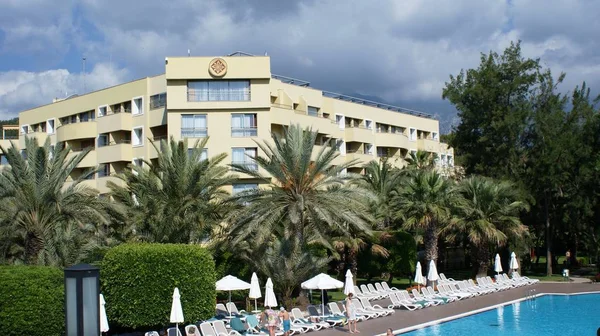 Hotel Turco Lujo Famoso Complejo Antalya —  Fotos de Stock